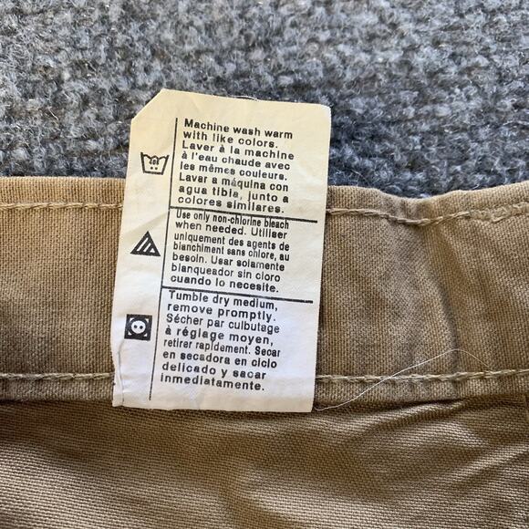 Vintage Carhartt Shorts Mens 38 Brown B147 DKH Utility Carpenter Work Cotton - Picture 12 of 16